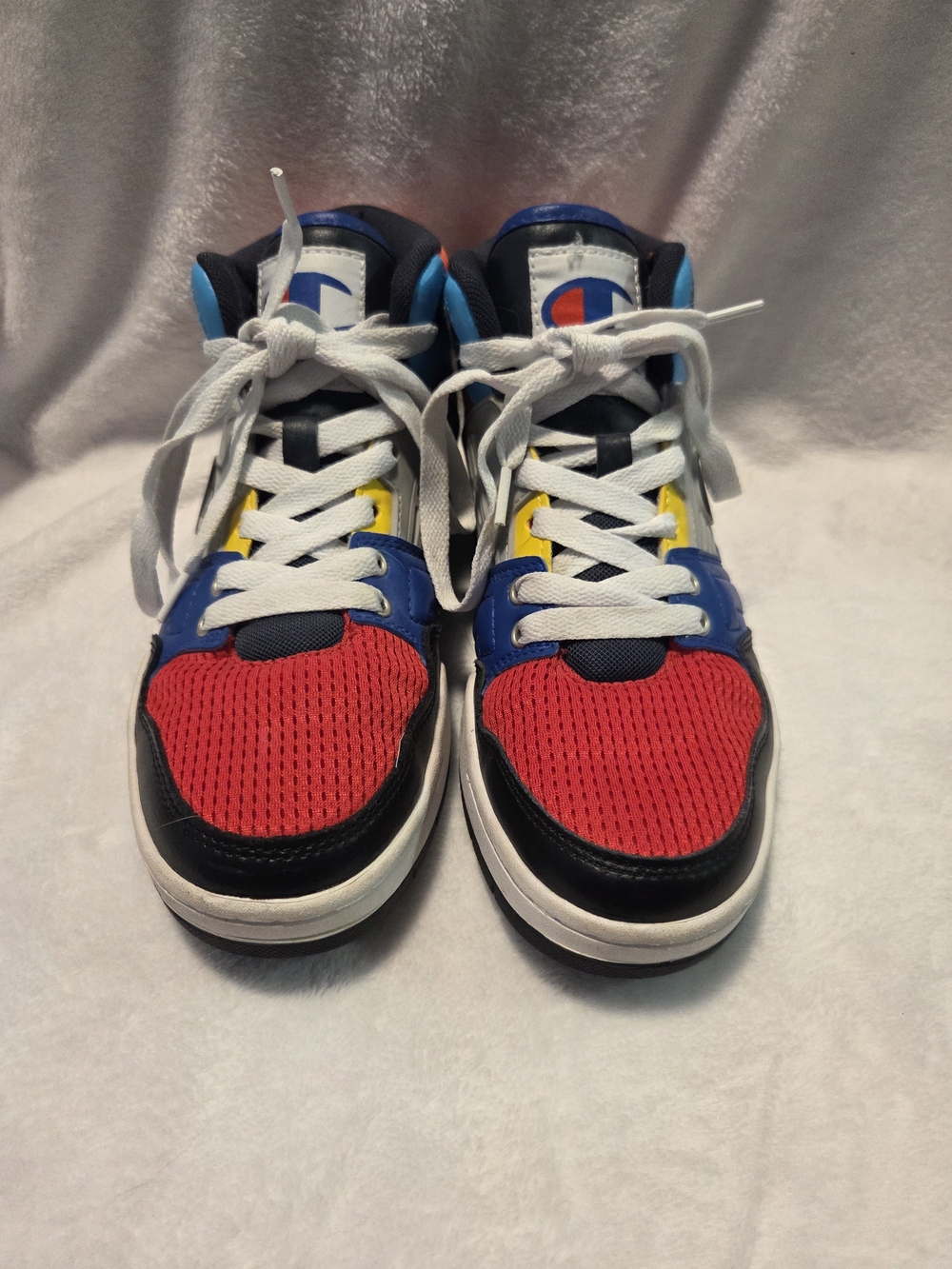 Champion Kids' Multi-Color Athletic Sneakers - Red/Blue/Yellow